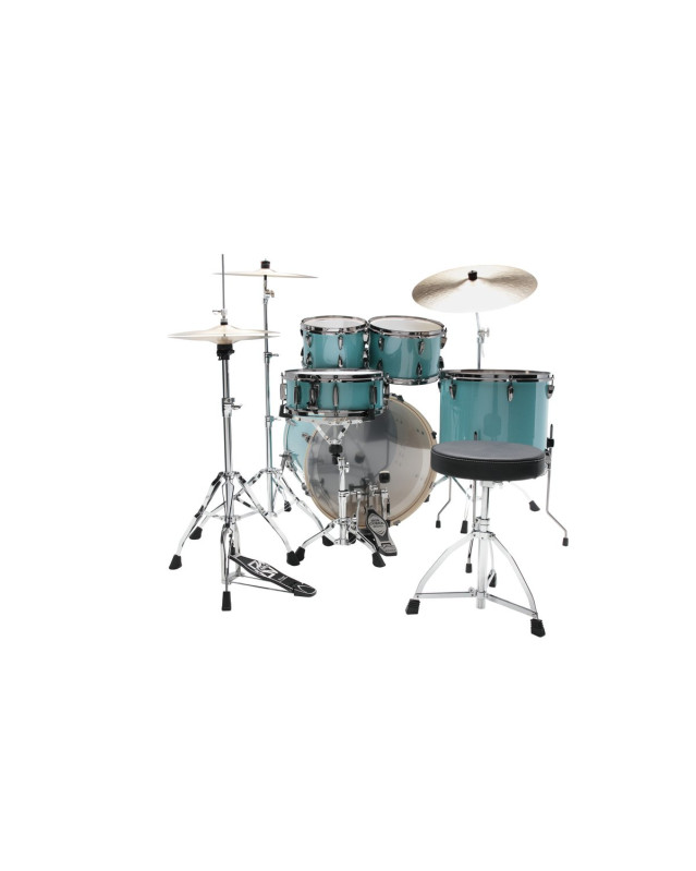 Tama IP52H6WBN-SLM Imperialstar Drum Set 5 pcs - Sky Blue Mist/Chrome HW + MEINL Cymbals HCS Cymbal Kit/Stage Master Dou