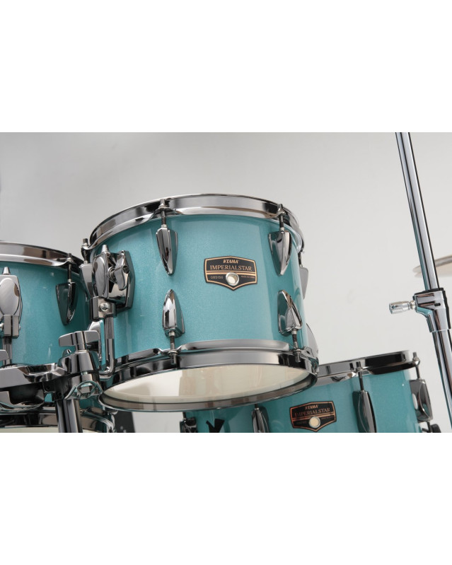Tama IP52H6WBN-SLM Imperialstar Drum Set 5 pcs - Sky Blue Mist/Chrome HW + MEINL Cymbals HCS Cymbal Kit/Stage Master Dou