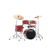 Tama IP58H6W-BRM Imperialstar Drum Set 5 pcs - Burnt Red Mist/Chrome HW + MEINL Cymbals HCS Cymbal Kit/Stage Master Doub