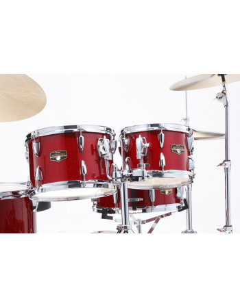 Tama IP58H6W-BRM Imperialstar Drum Set 5 pcs - Burnt Red Mist/Chrome HW + MEINL Cymbals HCS Cymbal Kit/Stage Master Doub