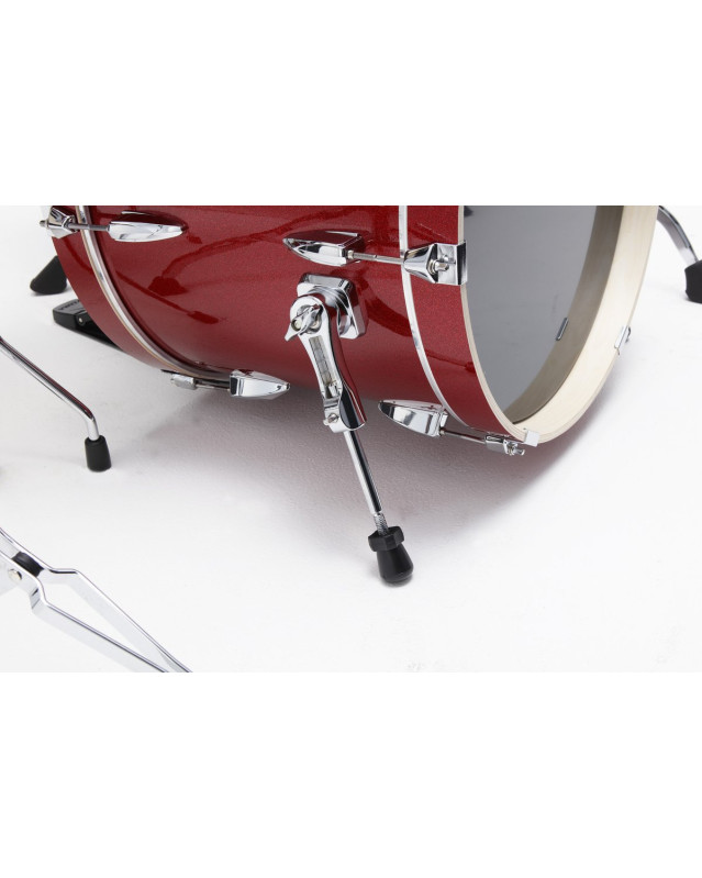 Tama IP58H6W-BRM Imperialstar Drum Set 5 pcs - Burnt Red Mist/Chrome HW + MEINL Cymbals HCS Cymbal Kit/Stage Master Doub