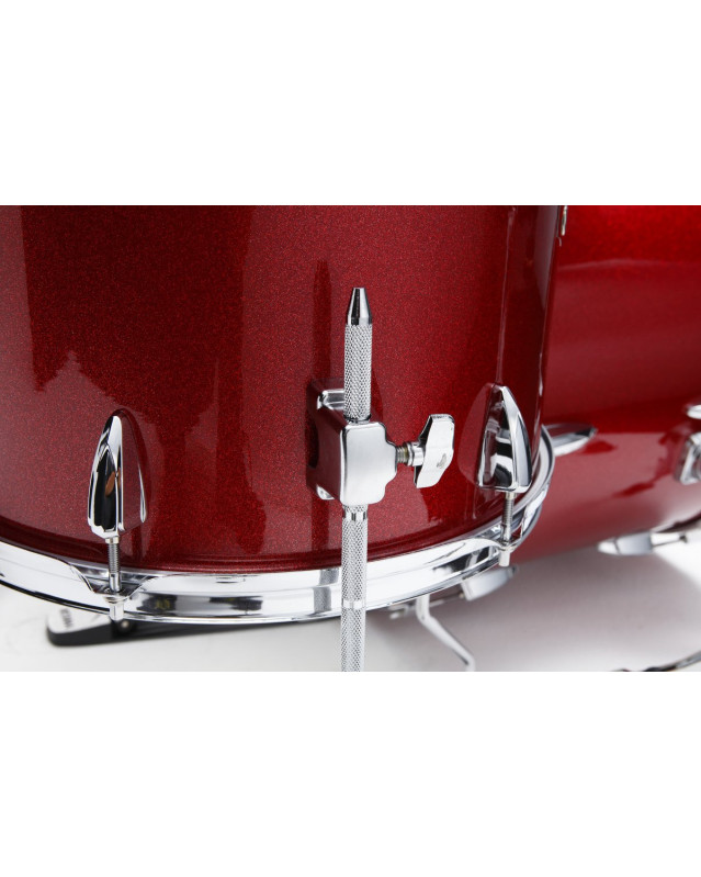 Tama IP58H6W-BRM Imperialstar Drum Set 5 pcs - Burnt Red Mist/Chrome HW + MEINL Cymbals HCS Cymbal Kit/Stage Master Doub