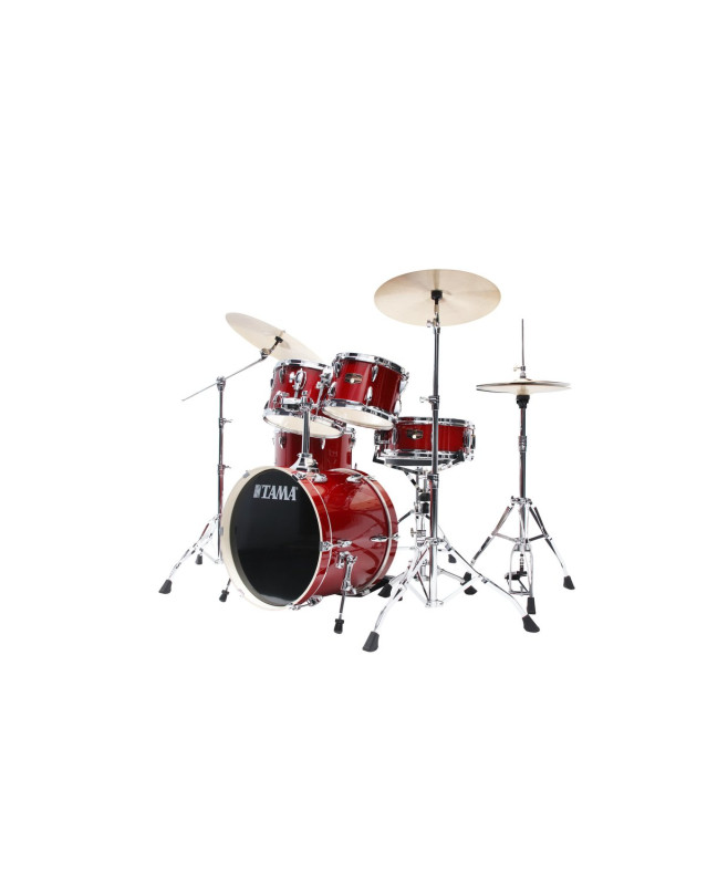 Tama IP58H6W-BRM Imperialstar Drum Set 5 pcs - Burnt Red Mist/Chrome HW + MEINL Cymbals HCS Cymbal Kit/Stage Master Doub