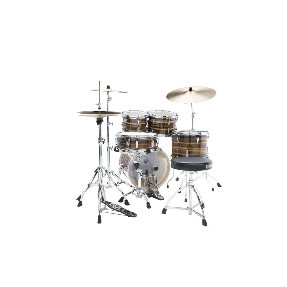 Tama IP58H6W-CTW Imperialstar Drum Set 5 pcs - Coffee Teak Wrap/Chrome HW + MEINL Cymbals HCS Cymbal Kit/Stage Master Do