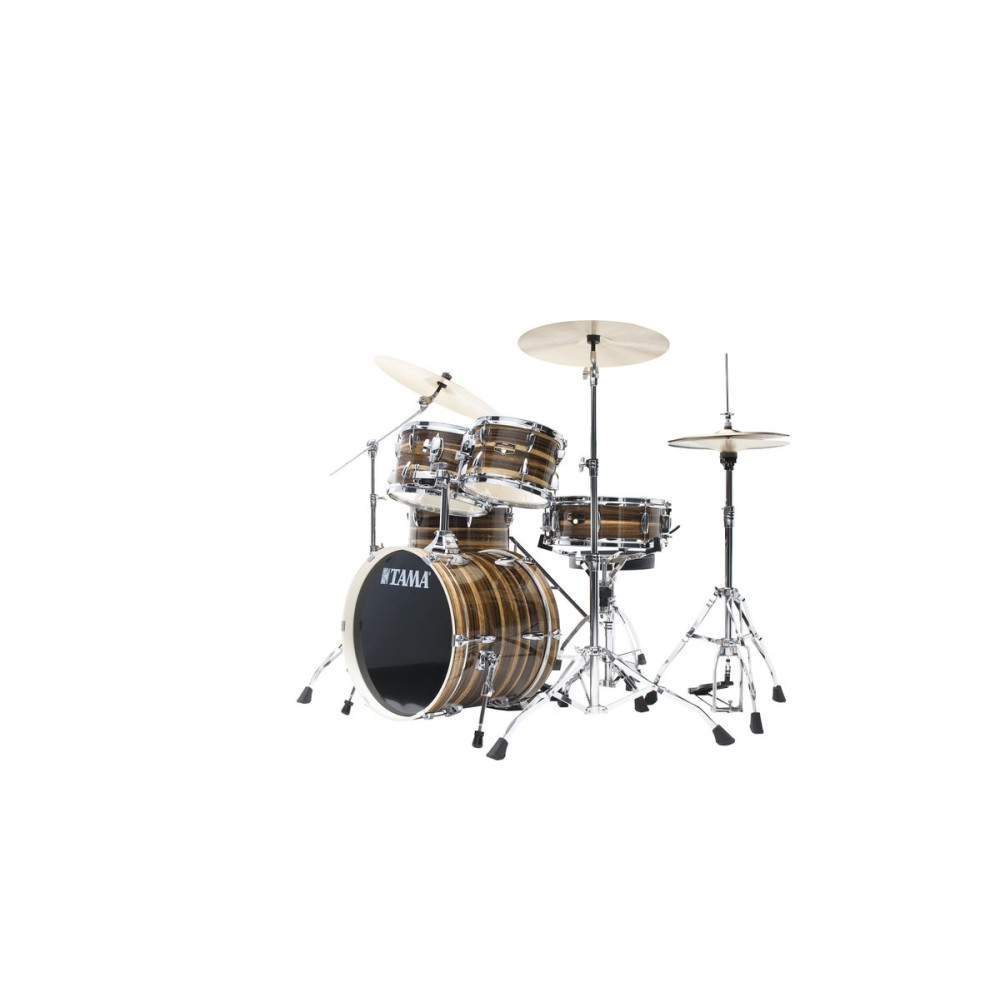 Tama IP58H6W-CTW Imperialstar Drum Set 5 pcs - Coffee Teak Wrap/Chrome HW + MEINL Cymbals HCS Cymbal Kit/Stage Master Do