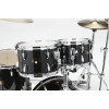 Tama IP58H6W-HBK Imperialstar Drum Set 5 pcs - Hairline Black/Chrome HW + MEINL Cymbals HCS Cymbal Kit/Stage Master Doub