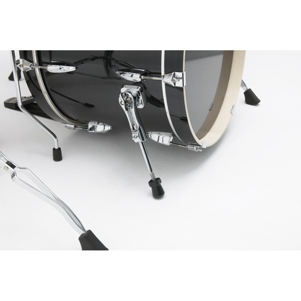 Tama IP58H6W-HBK Imperialstar Drum Set 5 pcs - Hairline Black/Chrome HW + MEINL Cymbals HCS Cymbal Kit/Stage Master Doub