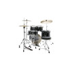 Tama IP58H6W-HBK Imperialstar Drum Set 5 pcs - Hairline Black/Chrome HW + MEINL Cymbals HCS Cymbal Kit/Stage Master Doub