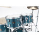 Tama IP58H6W-HLB Imperialstar Drum Set 5 pcs - Hairline Blue/Chrome HW + MEINL Cymbals HCS Cymbal Kit/Stage Master Doubl