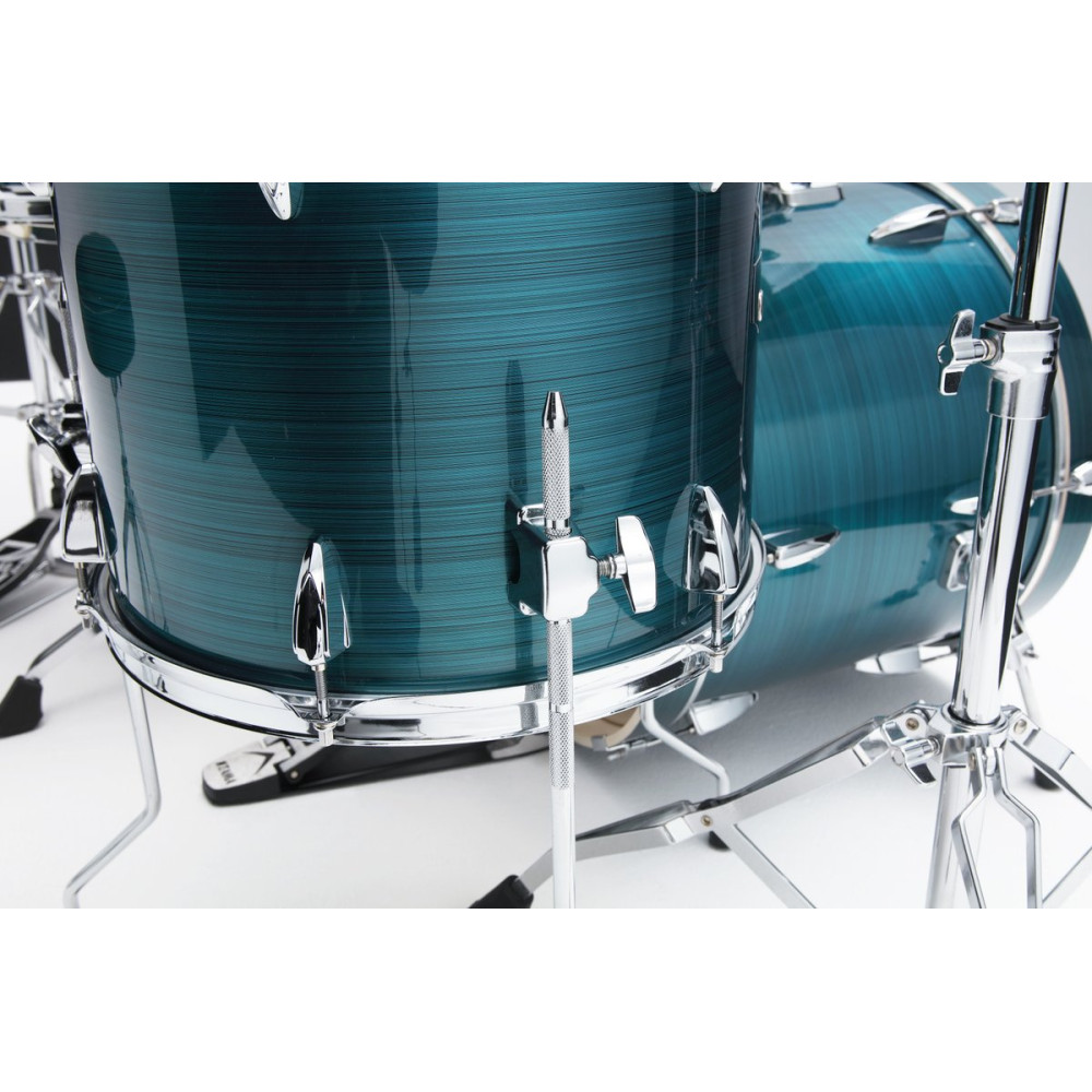 Tama IP58H6W-HLB Imperialstar Drum Set 5 pcs - Hairline Blue/Chrome HW + MEINL Cymbals HCS Cymbal Kit/Stage Master Doubl