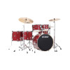 Tama IP62H6W-BRM Imperialstar Drum Set 6 pcs - Burnt Red Mist/Chrome HW + MEINL Cymbals HCS Cymbal Kit/Stage Master Doub