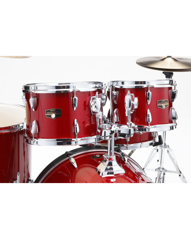 Tama IP62H6W-BRM Imperialstar Drum Set 6 pcs - Burnt Red Mist/Chrome HW + MEINL Cymbals HCS Cymbal Kit/Stage Master Doub