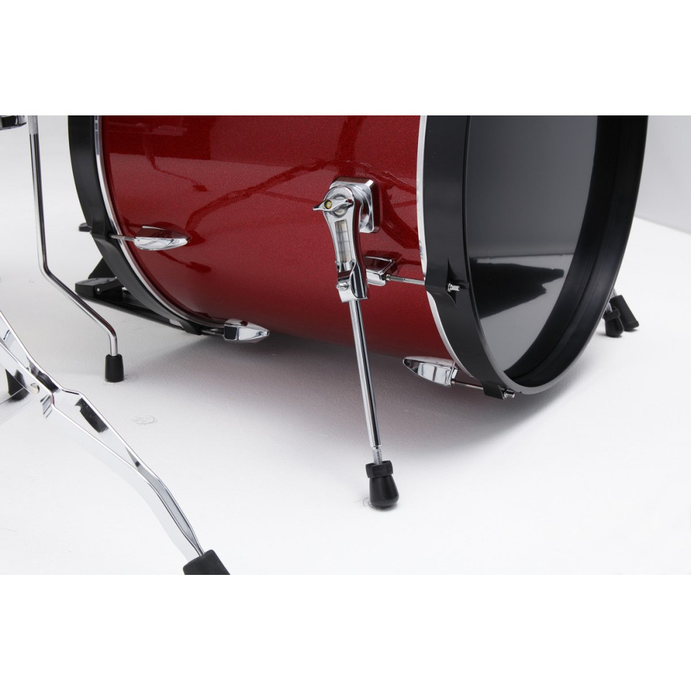 Tama IP62H6W-BRM Imperialstar Drum Set 6 pcs - Burnt Red Mist/Chrome HW + MEINL Cymbals HCS Cymbal Kit/Stage Master Doub