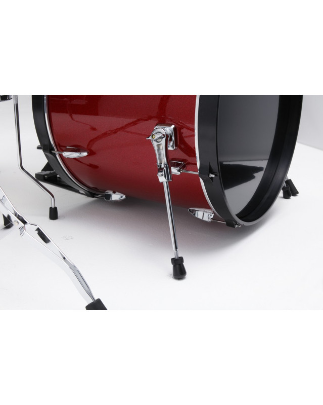 Tama IP62H6W-BRM Imperialstar Drum Set 6 pcs - Burnt Red Mist/Chrome HW + MEINL Cymbals HCS Cymbal Kit/Stage Master Doub