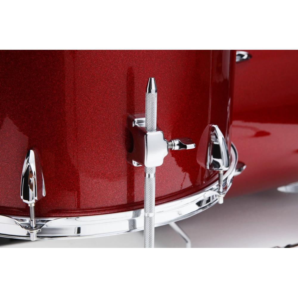 Tama IP62H6W-BRM Imperialstar Drum Set 6 pcs - Burnt Red Mist/Chrome HW + MEINL Cymbals HCS Cymbal Kit/Stage Master Doub