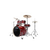 Tama IP62H6W-BRM Imperialstar Drum Set 6 pcs - Burnt Red Mist/Chrome HW + MEINL Cymbals HCS Cymbal Kit/Stage Master Doub