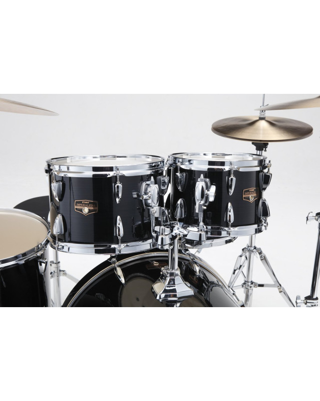 Tama IP62H6W-HBK Imperialstar Drum Set 6 pcs - Hairline Black/Chrome HW + MEINL Cymbals HCS Cymbal Kit/Stage Master Doub