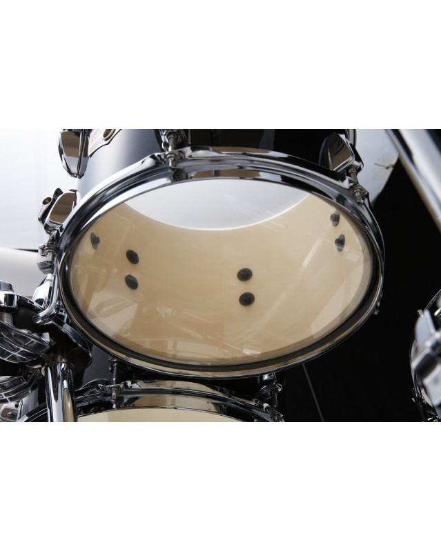 Tama IP62H6W-HBK Imperialstar Drum Set 6 pcs - Hairline Black/Chrome HW + MEINL Cymbals HCS Cymbal Kit/Stage Master Doub