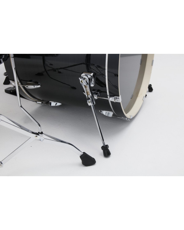 Tama IP62H6W-HBK Imperialstar Drum Set 6 pcs - Hairline Black/Chrome HW + MEINL Cymbals HCS Cymbal Kit/Stage Master Doub