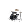 Tama IP62H6W-HBK Imperialstar Drum Set 6 pcs - Hairline Black/Chrome HW + MEINL Cymbals HCS Cymbal Kit/Stage Master Doub