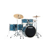 Tama IP62H6W-HLB Imperialstar Drum Set 6 pcs - Hairline Blue/Chrome HW + MEINL Cymbals HCS Cymbal Kit/Stage Master Doubl