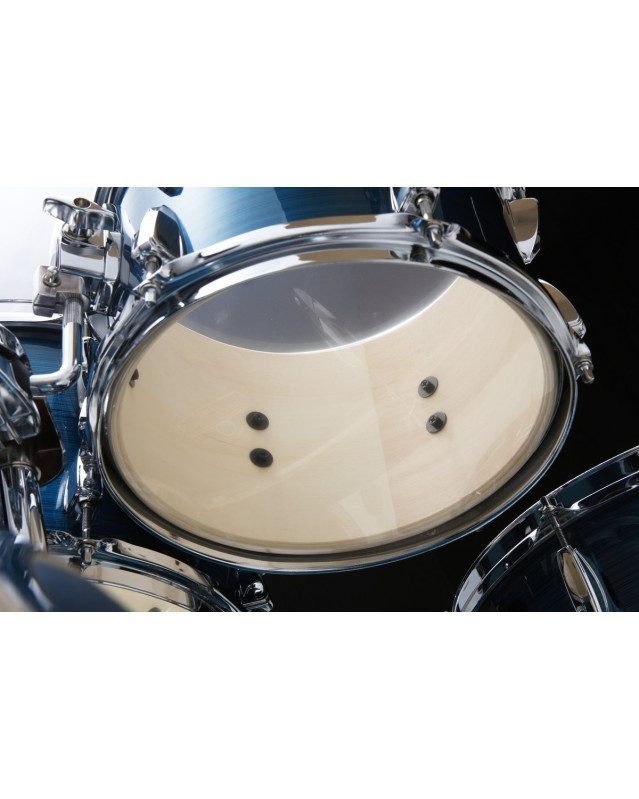 Tama IP62H6W-HLB Imperialstar Drum Set 6 pcs - Hairline Blue/Chrome HW + MEINL Cymbals HCS Cymbal Kit/Stage Master Doubl