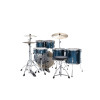 Tama IP62H6W-HLB Imperialstar Drum Set 6 pcs - Hairline Blue/Chrome HW + MEINL Cymbals HCS Cymbal Kit/Stage Master Doubl