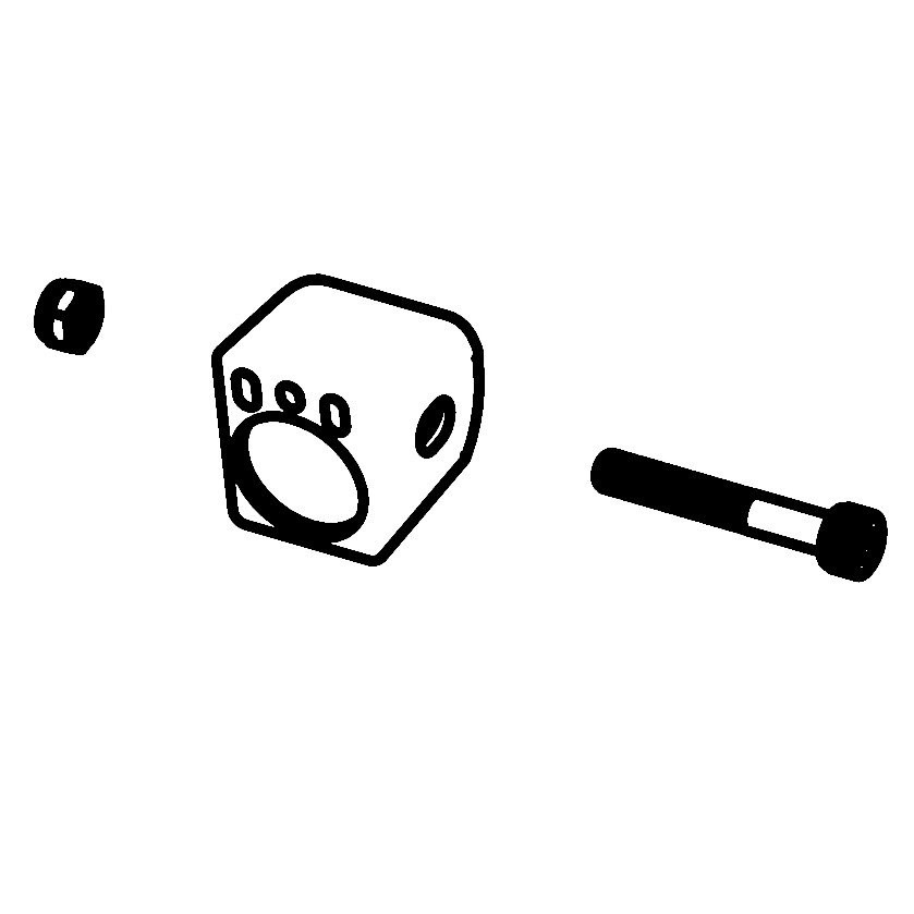 Tama JBMS2 Nylon bushing incl. bolt and nut for microphone stands MS737BK/MS736BK/MS736LBK/MS734ELBK/MS436BK/MS436LBK/MS