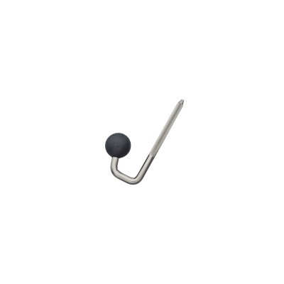Tama JOBU J Shaped Omni-Ball Rod for MC69 - Smoked Black Nickel
