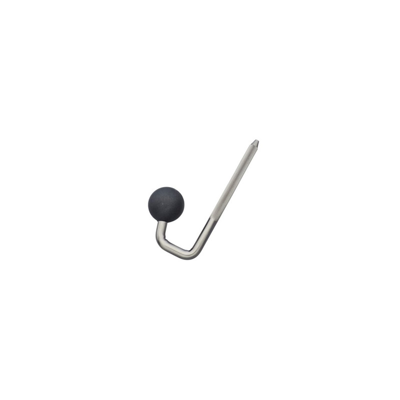 Tama JOBU J Shaped Omni-Ball Rod for MC69 - Smoked Black Nickel