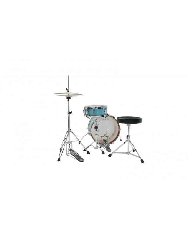 Tama LJK28S-AQB Club-Jam Mini Shell Kit 2 pcs - Aqua Blue/Chrome HW