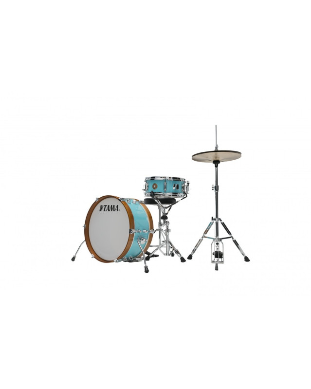 Tama LJK28S-AQB Club-Jam Mini Shell Kit 2 pcs - Aqua Blue/Chrome HW