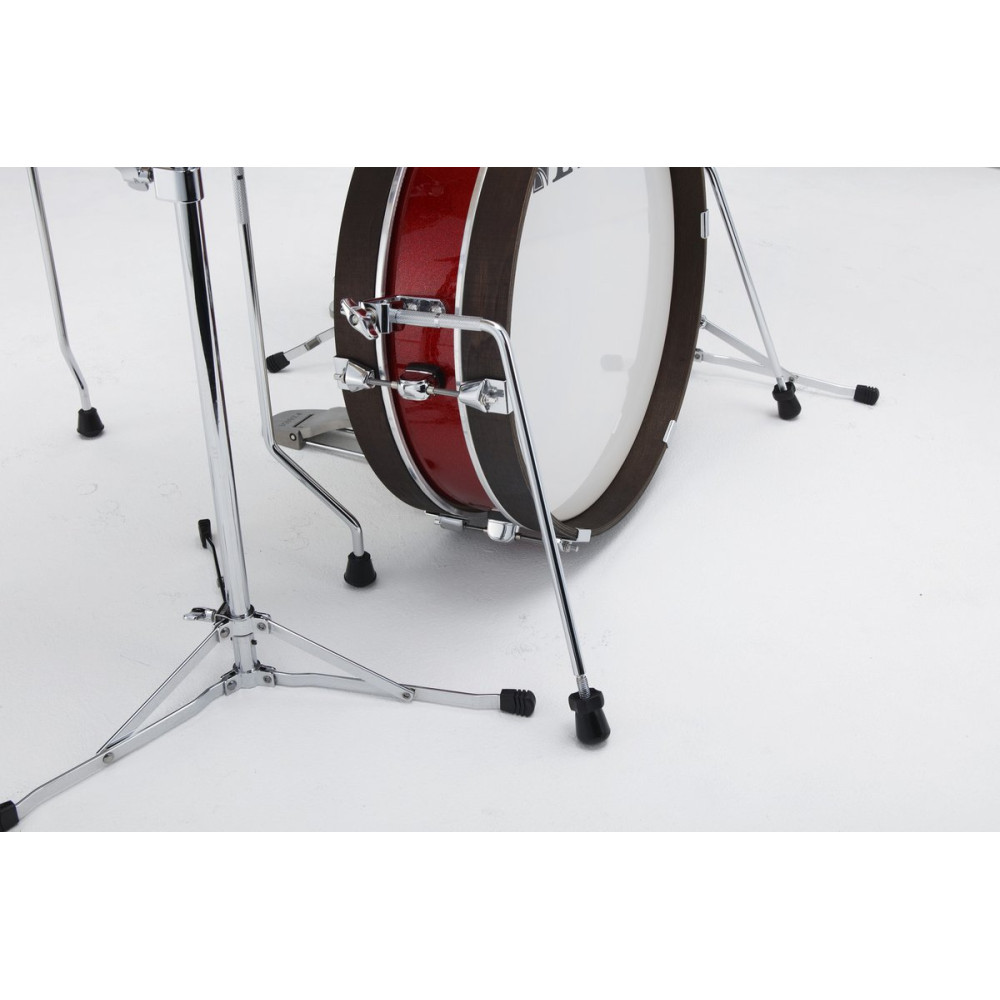 Tama LJK48P-BRM Club-Jam Pancake Shell Kit 4 pcs - Burnt Red Mist/Chrome HW
