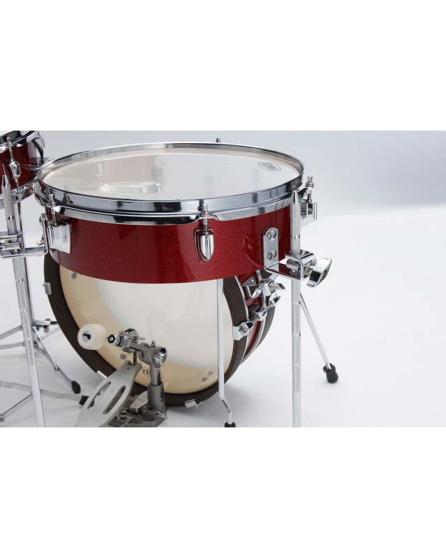 Tama LJK48P-BRM Club-Jam Pancake Shell Kit 4 pcs - Burnt Red Mist/Chrome HW