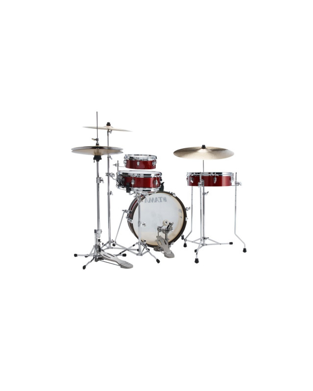 Tama LJK48P-BRM Club-Jam Pancake Shell Kit 4 pcs - Burnt Red Mist/Chrome HW