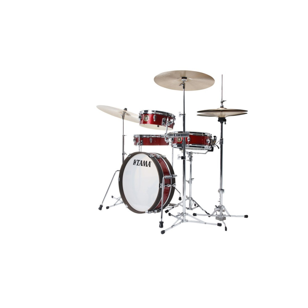 Tama LJK48P-BRM Club-Jam Pancake Shell Kit 4 pcs - Burnt Red Mist/Chrome HW