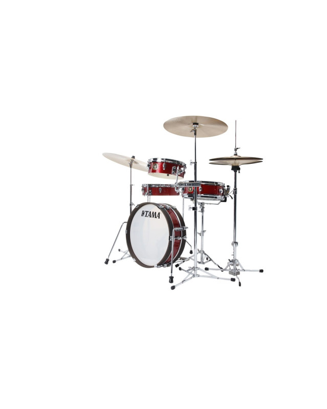 Tama LJK48P-BRM Club-Jam Pancake Shell Kit 4 pcs - Burnt Red Mist/Chrome HW