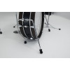 Tama LJK48P-HBK Club-Jam Pancake Shell Kit 4 pcs - Hairline Black/Chrome HW
