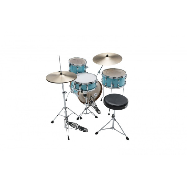Tama LJK48S-AQB Club-Jam Shell Kit 4 pcs - Aqua Blue/Chrome HW