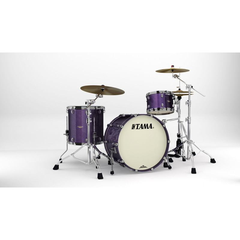 Tama MA32CZBNS-DPP Starclassic Maple Lacquer Shell Kit 3 pcs - Deeper Purple/Black Nickel HW