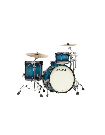 Tama MA32CZBNS-MEB Starclassic Maple Lacquer Shell Kit 3 pcs - Electric Blue Burst/Black Nickel HW
