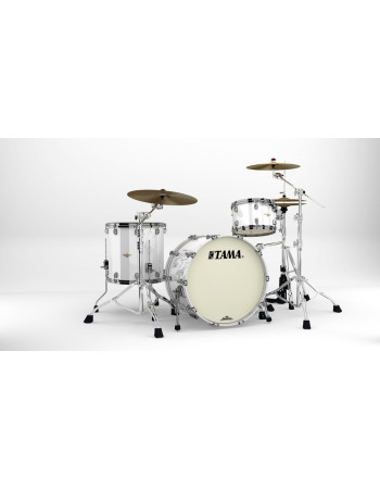 Tama MA32CZBNS-PWH Starclassic Maple Shell Kit 3 pcs - Piano White / Black Nickel HW