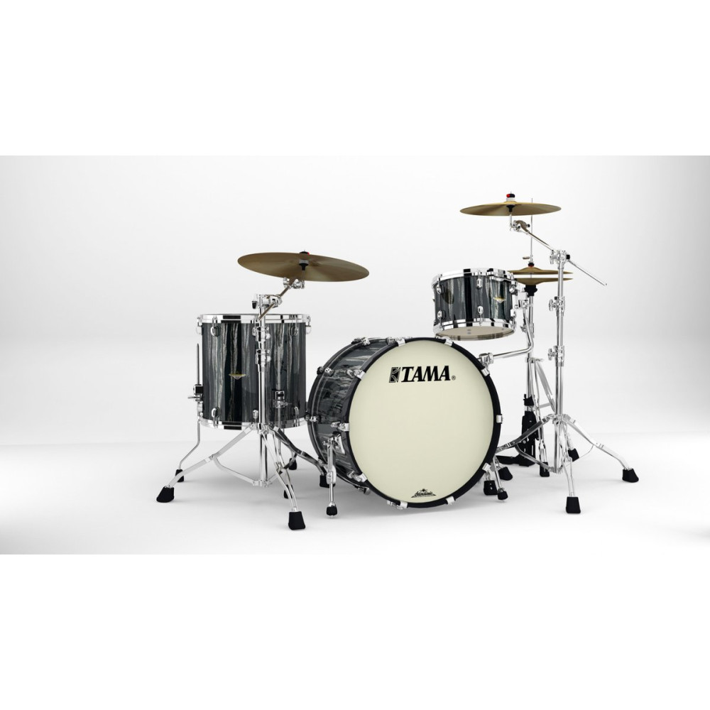 Tama MA32CZS-BCS Starclassic Maple Lacquer Shell Kit 3 pcs - Black Clouds & Silver Linings/Chrome HW