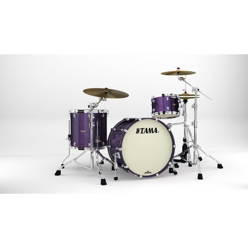 Tama MA32CZS-DPP Starclassic Maple Lacquer Shell Kit 3 pcs - Deeper Purple/Chrome HW