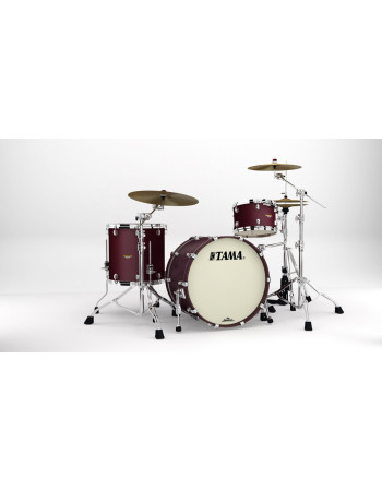 Tama MA32CZS-FBM Starclassic Maple Lacquer Shell Kit 3 pcs - Flat Burgundy Metallic/Chrome HW