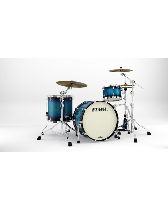 Tama MA32CZS-MEB Starclassic Maple Lacquer Shell Kit 3 pcs - Molten Electric Blue Burst/Chrome HW