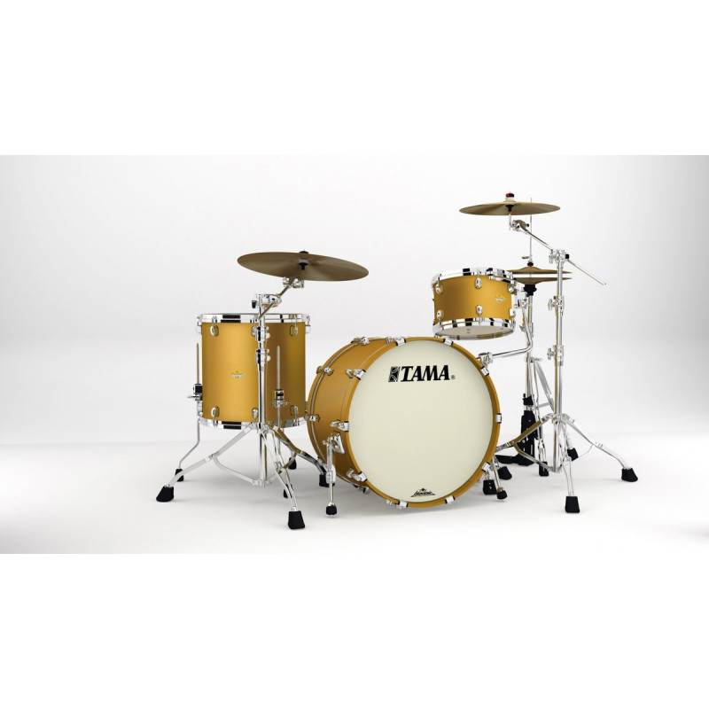 Tama MA32CZS-SAM Starclassic Maple Lacquer Shell Kit 3 pcs - Satin Aztek Gold Metallic/Chrome HW
