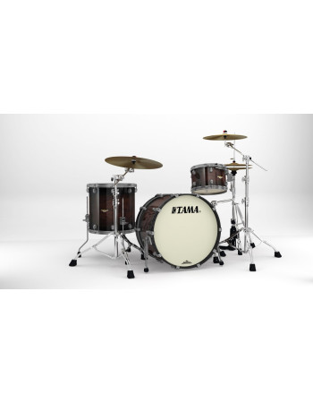 Tama MA32CZUS-DMB Starclassic Maple Lacquer Shell Kit 3 pcs - Dark Mocha Burst/Smoked Black Nickel HW