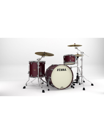 Tama MA32CZUS-FBM Starclassic Maple Lacquer Shell Kit 3 pcs - Flat Burgundy Metallic/Smoked Black Nickel HW
