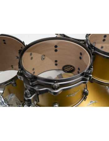 Tama MA32CZUS-SAM Starclassic Maple Lacquer Shell Kit 3 pcs - Satin Aztec Gold Metallic/Smoked Black Nickel HW